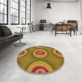 thumbnail image 4 of Ahgly Company Tapis Rectangulaire Lavable en Machine Intérieur Transitionnel Acajou Brun, 3 Pieds x 5 Pieds, 4 of 7
