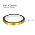 thumbnail image 2 of Unique Bargains Gold Tone Metalized Tape 1/2 Inch x 55 Yards Decor Tape for DIY, 2 of 6