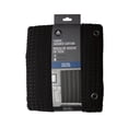 thumbnail image 5 of Hometrends Waffle Fabric Shower Curtain, 70 Inches x 72 Inches, Black, 5 of 5