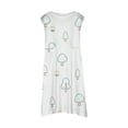thumbnail image 5 of PMVFHDE Robe Fille pour l'Été Mode Fille Mignonne Printemps et Été Imprimée Col Rond Sans Manches Robe Décontractée (5),Argent,5-6, 5 of 5