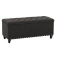 thumbnail image 1 of CorLiving Boston Tufted Fabric Storage Ottoman, 1 of 9