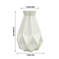 thumbnail image 3 of Drop Resistant Plastic Vase Hydroponic Flower Planter for Living Room Decor, Imitation Ceramic Home Decoration Centerpiece, 3 of 3