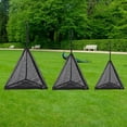 thumbnail image 3 of Amdohai Extérieur Triangles Séchage Net PVC Pendaisons Sac de Rangement Pliable Sac de Camping - Packs Alimentaires Résistants, 3 of 7