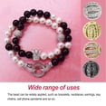 thumbnail image 3 of 8mm Beads for Jewelry Making Multicolor Small Zirconia Cubic Large Hole Necklace Charms Exquisite Rhinestones for Crafts for DIY Type 2, 3 of 6