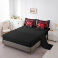 thumbnail image 3 of Erosebridal Red Gamepad Bed in a Bag Queen size, Gradient Geometric Bed Set, Modern Gaming Room Decor, Reversible, 3 of 5