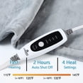 thumbnail image 4 of AKDSteel Electric Heating Pad for Neck, Shoulders and Back, Fast Heat Therapy Wrap for Pain Relief and Muscle Soothing, 4 of 8