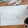 thumbnail image 1 of Raindrops White Sketch Paper for Painting and Drawing Perfect for Markers and Crayons, 1 of 8