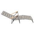 thumbnail image 5 of Chaise longue à sangles tressées pliante, 5 of 5