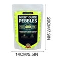 thumbnail image 4 of TTJ Garden Decorations Outdoor 2026 Colorful -in-the-Dark Garden Stones Night Guide Luminous Pebbles In The Dark Stepping Rocks Outdoor Landscaping Decor Glowing Stones 400pc, 4 of 9