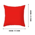 thumbnail image 3 of UsRHHA 2PCS Solid Color Pillow Cover 45x45cm, Modern Cushion Case for Sofa Bed Chair Outdoor Use, Breathable Pillow Protector Backrest Cover, 3 of 6