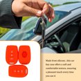 thumbnail image 4 of relayinert 3piece Soft And Safe Silicone Car Key Case Stylish For Fashionable Look Fashionable Appearance orange, 4 of 6