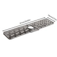 thumbnail image 2 of TIELUTT Faucet Mat for Kitchen SinkSlope Fast Dish Drying Rack Stainless Steel Stainless Steel Dish Rack Large Dish Pans for Kitchen 12x15 Countertop Dish Drying Rack with 2 Tier Dish Drying Rack with, 2 of 4