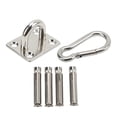 thumbnail image 3 of Swing Hangers, Stainless Steel Ceiling Hanging Kit Strong Rustproof  For Hammock For Hanging Chair, 3 of 8