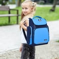 thumbnail image 4 of Agiferg Cartoon Elementary School Backpack Large Capacity Polyester Nylon School Bag For Kids Small Size(15x11.4x6.3in), 4 of 5