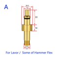 thumbnail image 1 of Quick Connect Foam Lance Connector Adapter for Karcher and For Bosch Pressure Washer High Quality (95 characters), 1 of 8