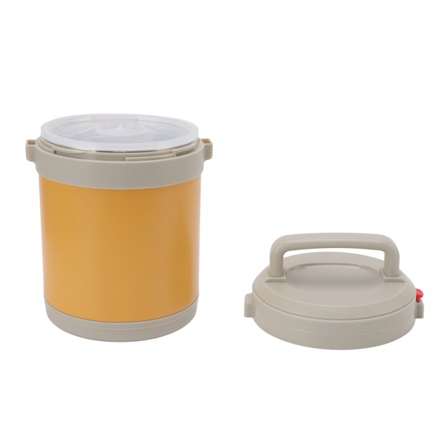 Food Thermal Jar 304 Stainless Steel Three Layers Portable Insulated Lunch Bento for Students Work