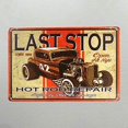 thumbnail image 1 of ORUYROP Last Stop Hot Rod Repair Tin Sign VTG Auto Shop Metal Garage Wall Decor TIN Sign 7.8X11.8 INCH, 1 of 1
