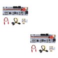 thumbnail image 3 of Shengyu PCI-E 1x to 16x Adapter with LED Indicators High Speed PCI- Extender Red 2Set, 3 of 6
