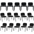 thumbnail image 1 of Costway Ensemble de 15 Chaises de Bureau pour Invités Empilables Chaise de Réception Salle d'Attente de Conférence, 1 of 9