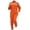 Orange, variant on Men's Heavy Duty Work Coveralls, Zip Front Utility Jumpsuit with Multiple Pockets, Durable Polyester for Industrial and Construction Use