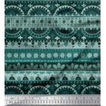 thumbnail image 1 of Soimoi Cotton Voile Fabric Dot,Stripe & Semi Mandala Decorative Printed Craft Fabric by The Yard 42 Inch Wide, 1 of 2