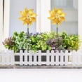 thumbnail image 3 of Reflective Bird Scaring Pinwheels 2 Pack, Garden Outdoor Repellent Device for Farm Yard, Rotating Deterrent Decor Children Toy, 3 of 3