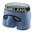 thumbnail image 1 of Fridja Men's Boxer Briefs And Trunks Charming Breathable Stretch Cool Comfortable Underwear Modern Fit Low Rise Short Leg Health Underpants, 1 of 3