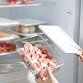 thumbnail image 3 of Fridge Container Freezer Meat Container Transparent Stackable Sealed Box 3L, 3 of 8