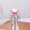thumbnail image 3 of Snap Top Glass Bottle Caps Swing Stopper Reusable Silicone Lids for Beverage Storage Easy Clean Outdoor Picnic Kitchen Camping, 3 of 6