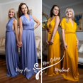 thumbnail image 3 of ROSEWOOD Floor Length LONG Maxi Infinity Dress Convertible Formal Wrap Sexy Bridesmaid Dress Evening Dress Wedding Cocktail, 3 of 7
