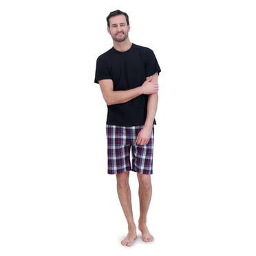 Hanes Men's Woven Stretch Sleep Jam Shorts, 2-Pack