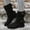 Black2, variant on Babysbule Womens Shoes Clearance Boots, Autumn And Winter New Woolen Yarn Snow Boots Back Strap Plus Size Boots Women