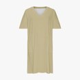 thumbnail image 4 of BEFOKA Robe pour Femme Grande Taille, Liquidation de Robes d'Été pour Femmes, Robe Unie Grande Taille à Manches Courtes et Col avec Poches pour Femme, 4 of 5