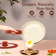 thumbnail image 2 of GIPP 11pcs Cookware Sets, Pots and Pans Set Non Stick with Removable Handle, Oven & Dishwasher Safe,Induction Cookware, Kitchen Cooking Set for RV Trips and Camping,Red, 2 of 9