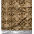 thumbnail image 1 of Soimoi Rayon Fabric Filigree Damask Print Sewing Fabric Yard 42 Inch Wide, 1 of 3