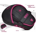 thumbnail image 1 of RDX Focus Boxing Punch Mitts, Punching target, Punching pad Maya Hide Leather Training Pads, Silver, 1 of 8