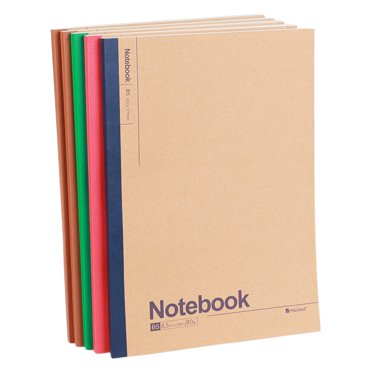 Composition Notebook, Furenl Composition Notebook Journal With Rainbow Spines – College-Ruled Lined Paper, A5/B5 Size, Kraft Notebooks