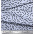 thumbnail image 2 of Soimoi Blue polyester Crepe Fabric Bicycle Transport Print Sewing Fabric Yard 52 Inch Wide, 2 of 2