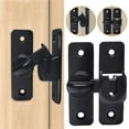 thumbnail image 2 of Security Zinc Alloy 90 180 Hardware Lock Sliding Degree Bathroom Easy G9k8 Install, 2 of 8