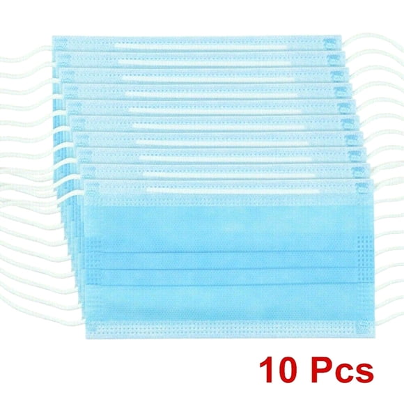 Langgg Kids Disposable Face Mask Non-woven Fabric Hygiene Dust Masks with Elastic Ear Loops 10pcs