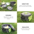 thumbnail image 3 of YSNOOWE Ensemble d'Ustensiles de camping 1 Ensemble Rond en Alliage d'Aluminium pour Cuisiner Lors des Sorties de camping, 3 of 7