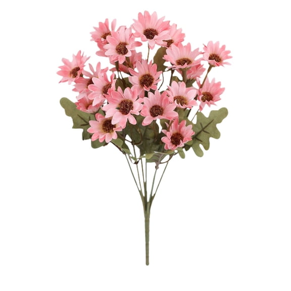 Pink Artificial Autumn Mum Flower – No-Fade Outdoor Decor for Home & Garden