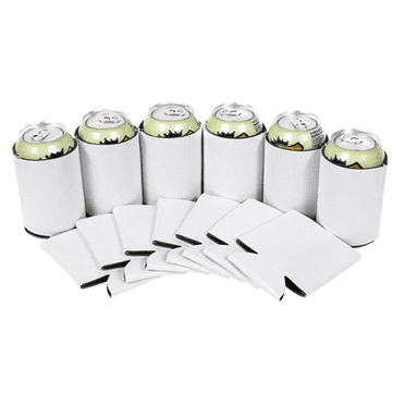 30 Pcs Manchon Isolant en Néoprène pour Refroidisseur de Canettes de Bière, Gobelet, Boisson, Housse, Neuf, Blanc