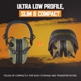 thumbnail image 4 of Walkers Razor Slim Shooter Folding Protection Earmuffs, Green Patriot (3 Pack), 4 of 10