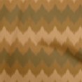 thumbnail image 1 of oneOone Georgette Viscose Brown Fabric Ikat Craft Projects Decor Fabric Printed By The Yard 42 Inch Wide, 1 of 4