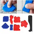 thumbnail image 1 of Silicone Sealant Spreader, Patula Scraper 8pcs Flexible Scraper  For Molding Grouting, 1 of 8