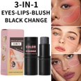 thumbnail image 4 of Beauty Blush Stick Highlighter & Bronzer & Multi Use Makeup Tinted Solid Moisturizer Stick For Cheeks Natural Long Lasting, Blush for Women, 4 of 6