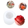 thumbnail image 2 of Heart-Shaped Candle Ice Makers Resin Mold Roses Diy Craft Mould, 2 of 22