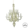 thumbnail image 2 of Vickerman M170116 16 Po. Champagne Pailleté Chandelier Ornament - 2 par Sac, 2 of 3