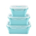 thumbnail image 1 of Yeacher 3pcs Silicone Food Storage Containers with Lids Meal Prep Containers Food Prep Lunch Box, 1 of 8